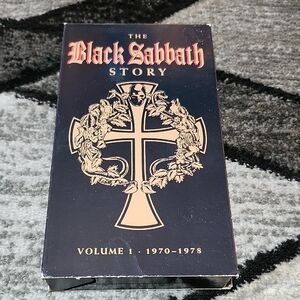 THE BLACK SABBATH STORY VOLUME 1 1970-1978 VHS